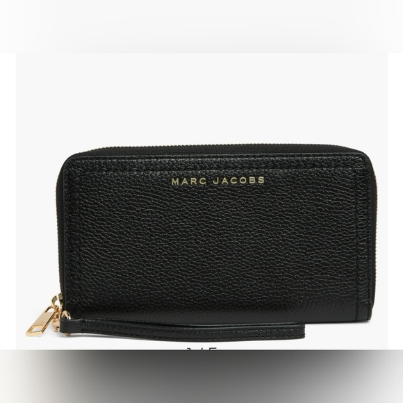 Marc Jacobs Bags Marc Jacobs Leather Wristlet Continental Wallet